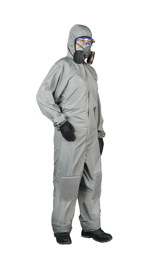 Reusable Protective Coverall with Knee Cushion Pads