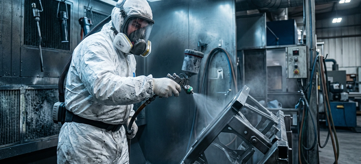 Industrial Spray Painting
